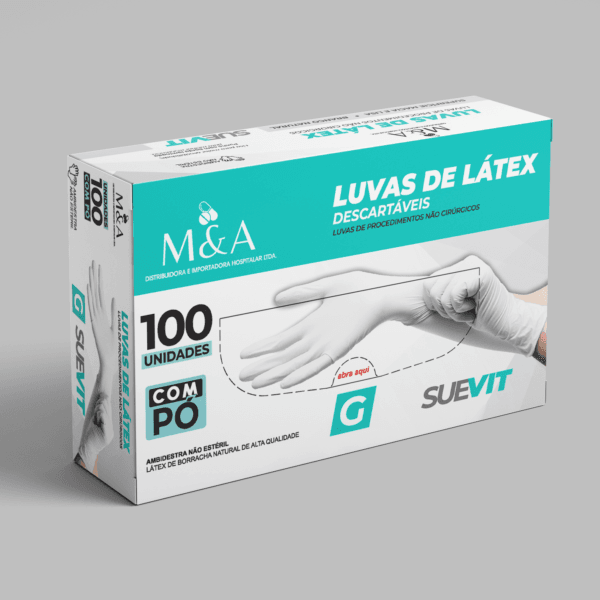 Luvas de Látex Com Pó SUEVIT - G